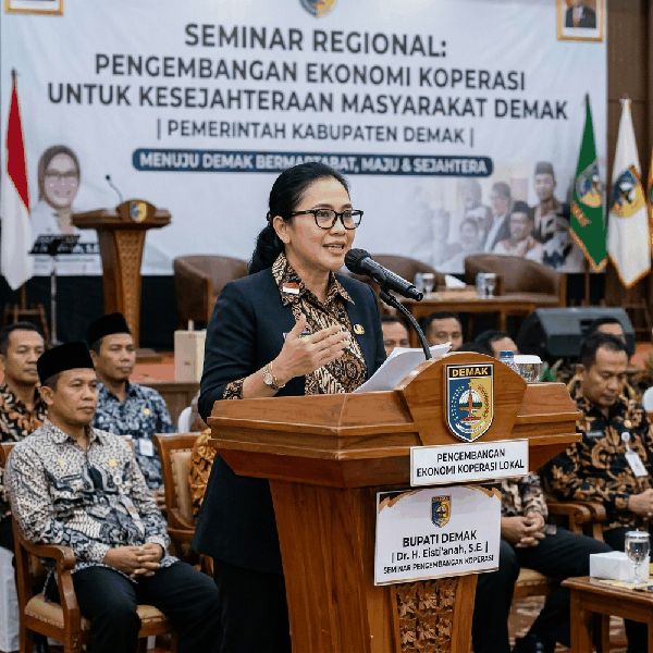 Bupati Demak Dorong Koperasi Jadi Soko Guru Ekonomi di Era Digital