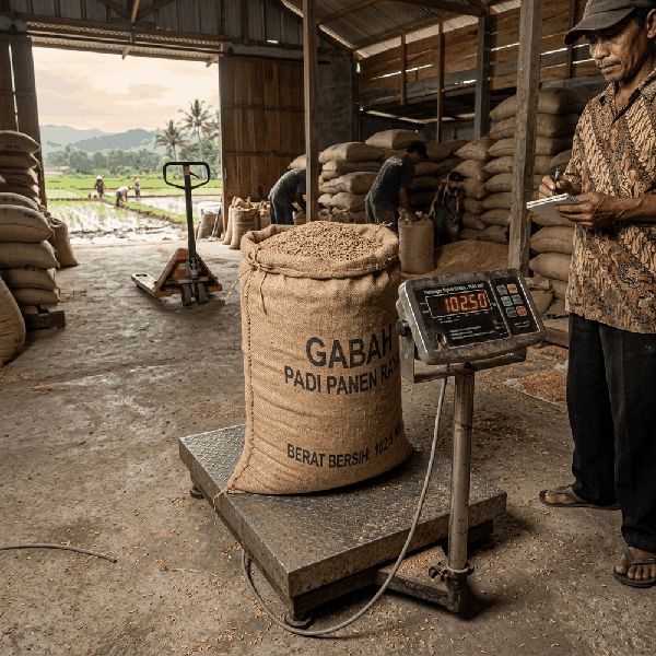 Dekopinda Demak Serahkan Bantuan Timbangan Digital untuk Koperasi Tani Gajah